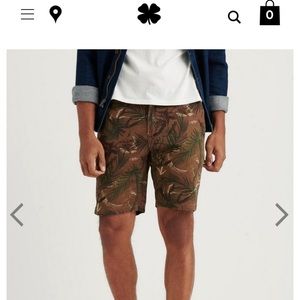 ISO Lucky Brand Palm Print Shorts Mens 38 or 40